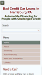 Mobile Screenshot of harrisburgbadcreditcarloans.com